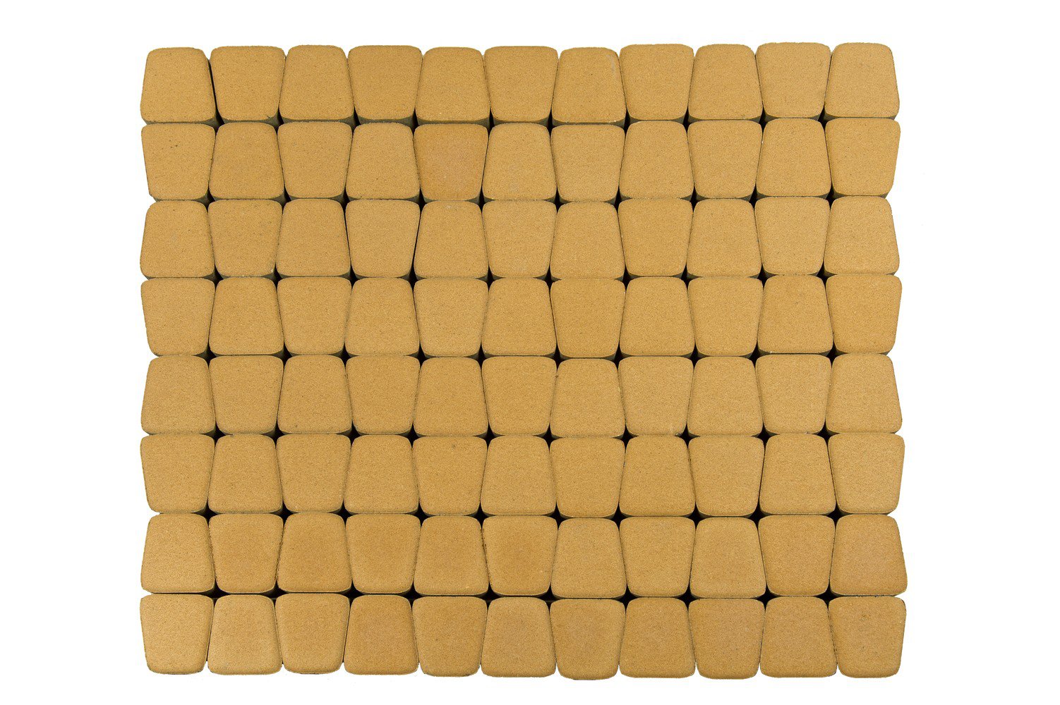 Тротуарная плитка BRAER II «Классико круговая» МЕДОВЫЙ