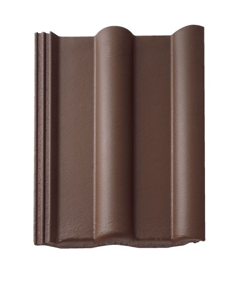Черепица цементно-песчаная Франкфуртская, Braas, коричневый