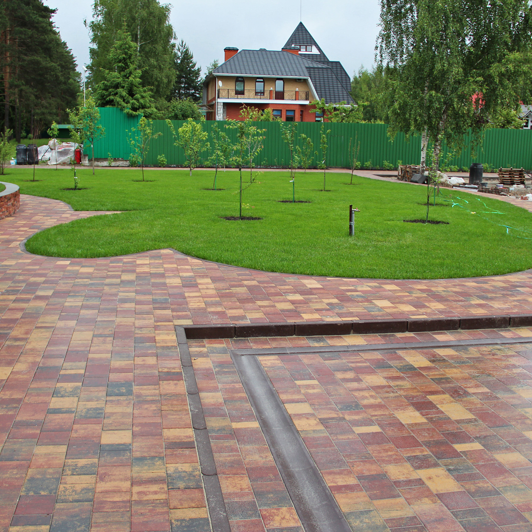 Тротуарная плитка BRAER II «Прямоугольник» Color Mix Тип 3 «МАЛЬВА»